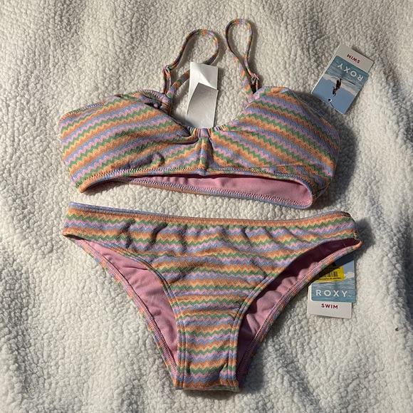 Roxy Wavy Stripe Swim set - Picture 2 of 13